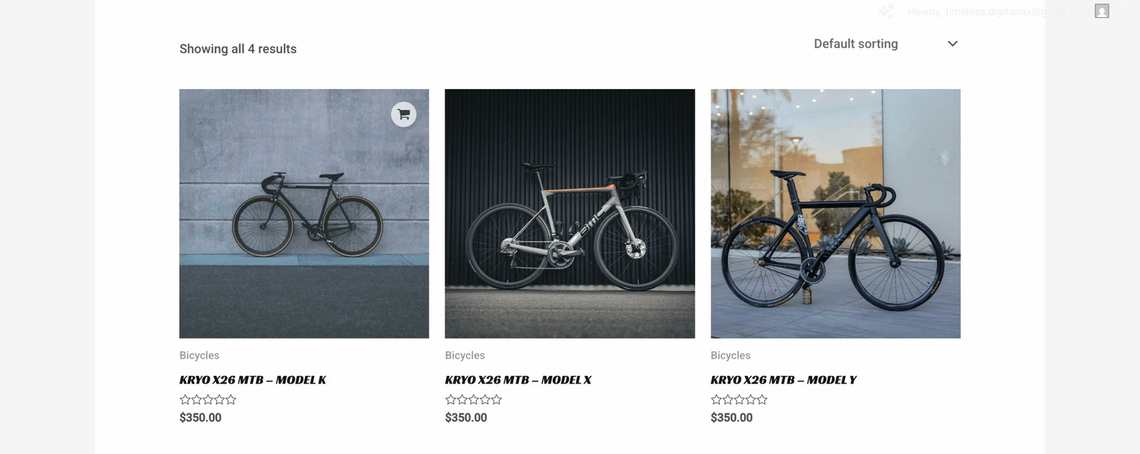 Bike Shop – Fully Loaded E-commerce (Demo)
